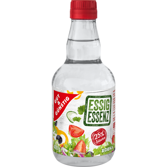 GUT&GÜNSTIG Essigessenz 25% Säure 400 g / Sirke Esası %25 Asit 400 g
