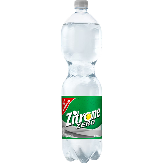 GUT&GÜNSTIG Zitronenlimonade Zero Zuckerfrei mit Süßungsmitteln 1,5 l DPG