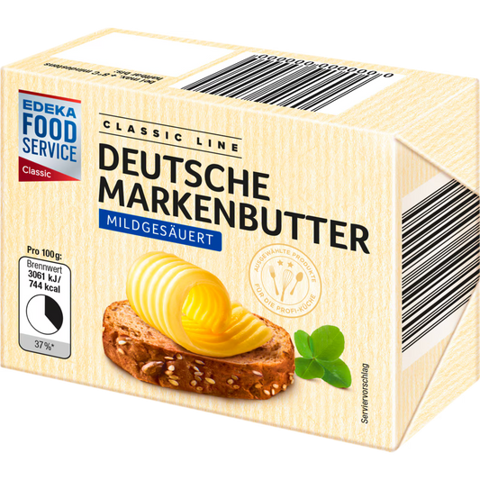 EDEKA Foodservice Classic Markenbutter mildgesäuert 82% 250 g