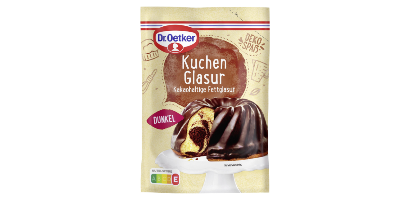 Dr. Oetker Kuchenglasur Dunkel 150 g
