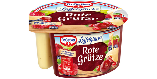 Dr. Oetker Rote Grütze mit Vanillesauce 160 g