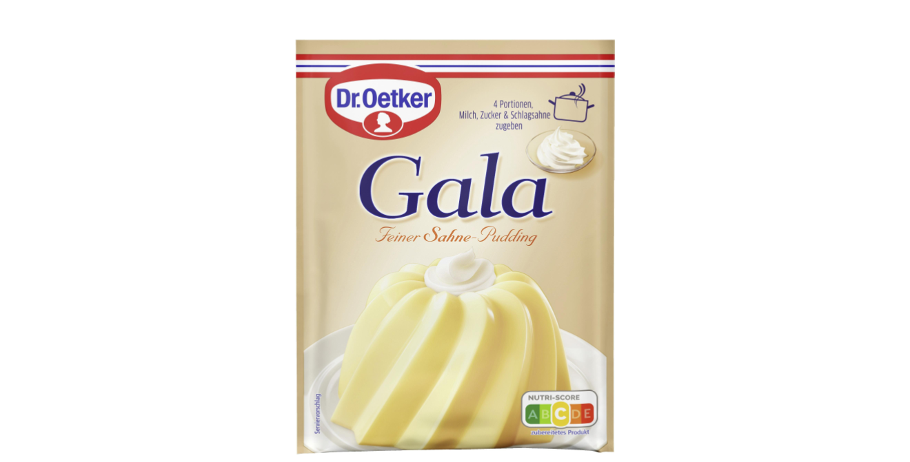 Dr. Oetker Gala Sahne Puddingpulver 3 x 500 ml / 120 g