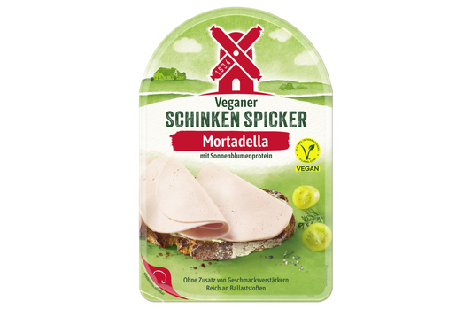 Rügenwalder Mühle Veganer Schinken Spicker Mortad. 80 g / Rügenwalder Mühle Vegan Jambon Mortadella 80 g