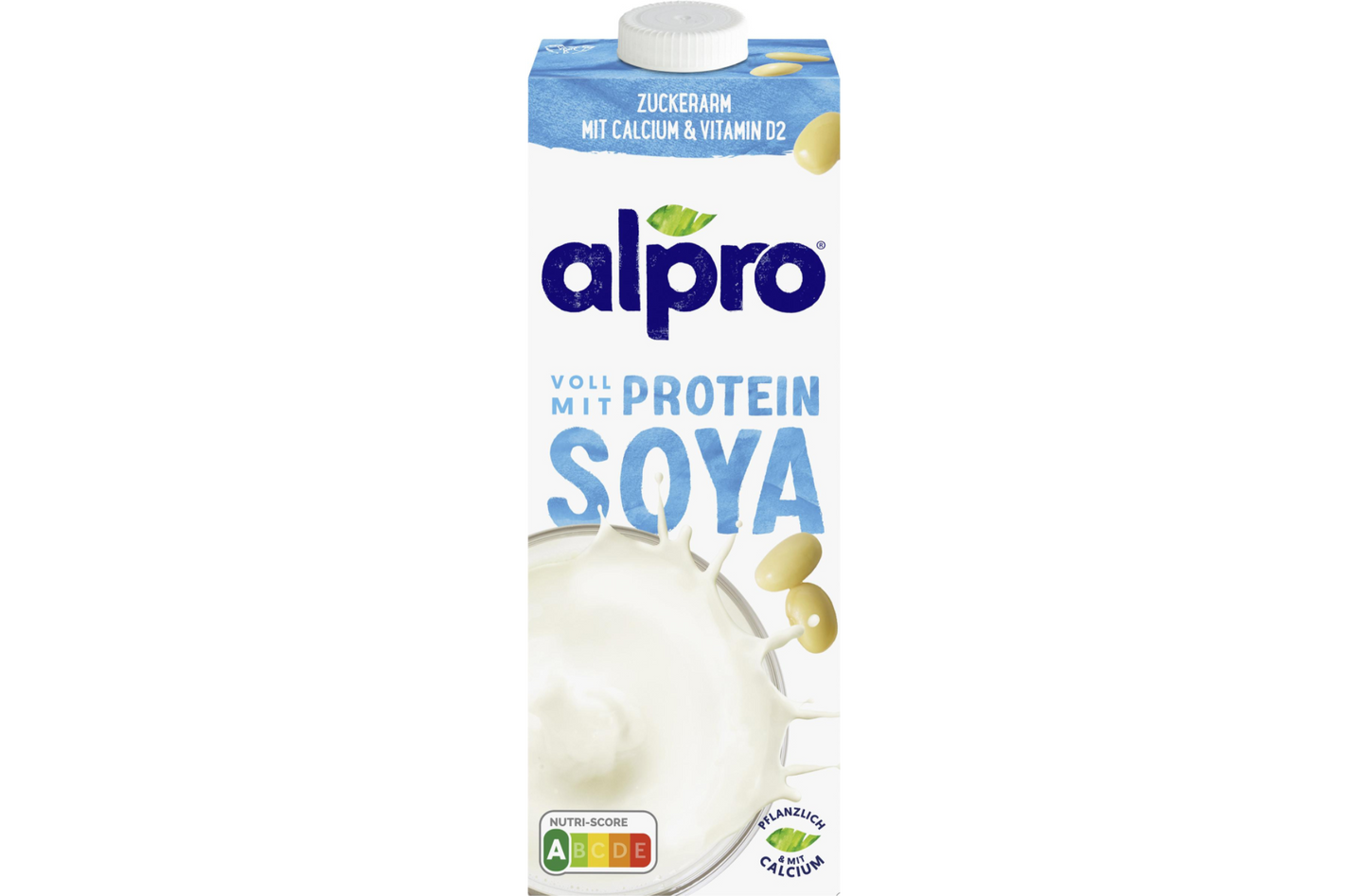 Alpro Soya H! Drink Original mit Calcium 1 L - Kalsiyumlu Orijinal Soya Icecegi 1 L