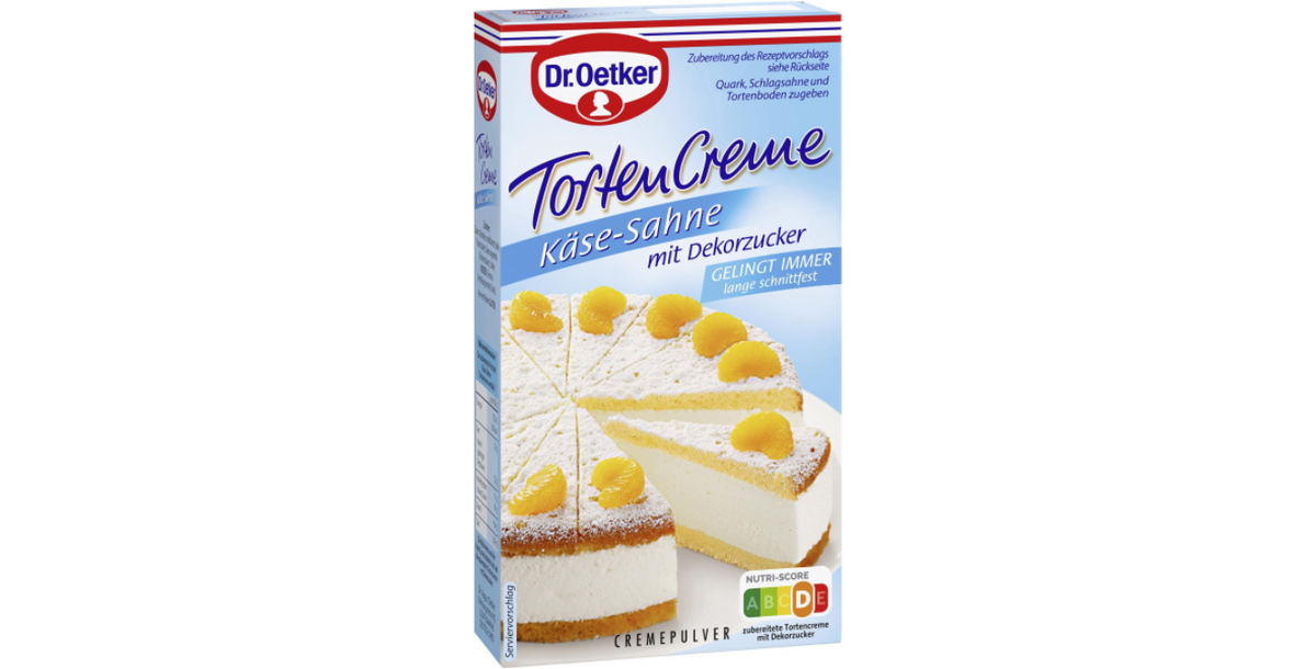 Dr. Oetker Käse-Sahne Tortencreme 130 g