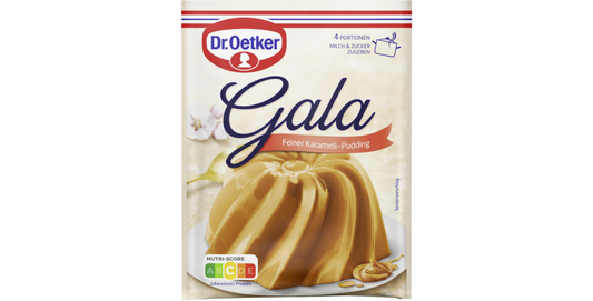 Dr. Oetker Gala Karamell Puddingpulver 3 x 500 ml / 123 g