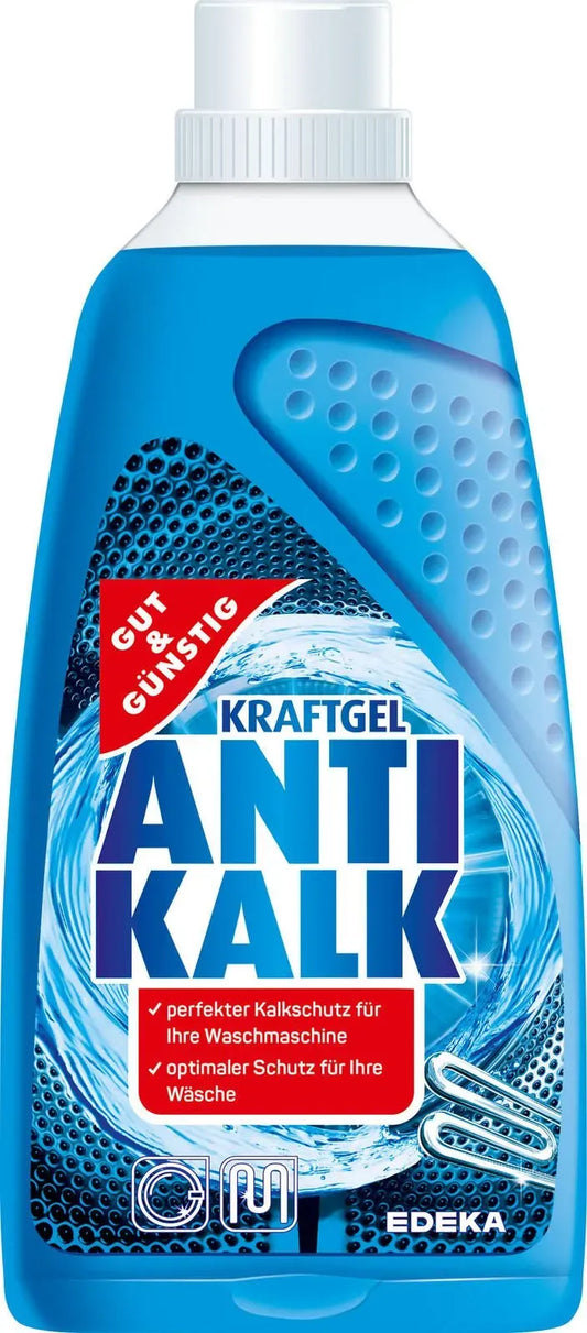 GUT&GÜNSTIG Kraftgel Anti-Kalk Hygiene 1000 ml - Güçlü Jel Kireç Önleyici Hijyen 1000 ml