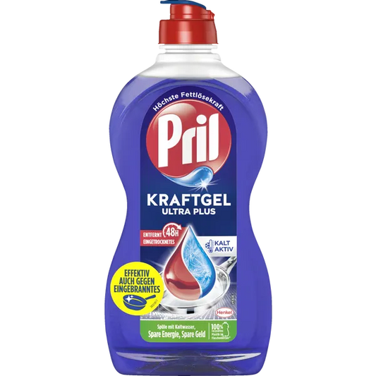 Pril Kraft-Gel Ultra Plus 450 ml - Ultra Guclu Jel El Bulasik Deterjani 450 ml