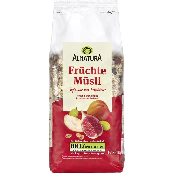 Alnatura Bio Fruechte-Muesli 750 g - Organik Meyveli Muesli 750 g