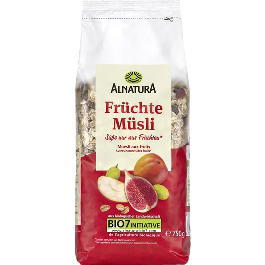 Alnatura Bio Fruechte-Muesli 750 g - Organik Meyveli Muesli 750 g
