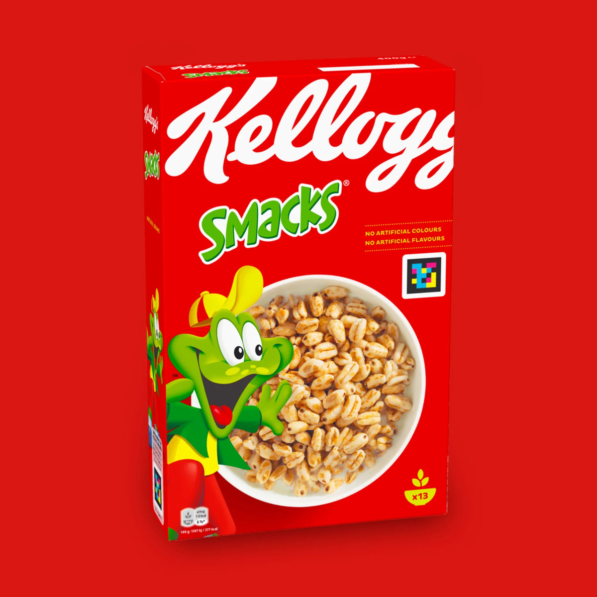 Kellogg's Smacks Gepüffter Weizen mit Honig Frühstückscerealien 400 g