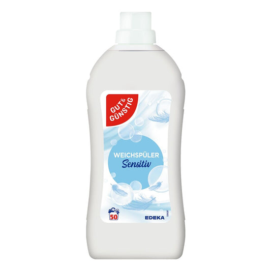 GUT&GÜNSTIG Weichspüler Sensitiv 50 WL 1,5 L - Hassas Ciltler Çamaşır Yumuşatıcı 50 YL 1,5 L