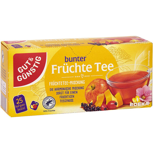 GUT&GÜNSTIG Früchtetee 25x3 g / GUT&GÜNSTIG meyve çayı 25x3 g