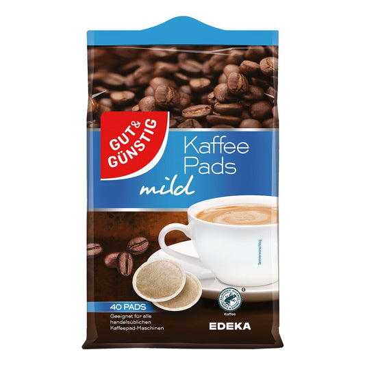 GUT&GÜNSTIG Kaffeepads Mild 40 ST 280 g / GUT&GÜNSTIG Hafif Kahve Pedi 40 Adet 280 g