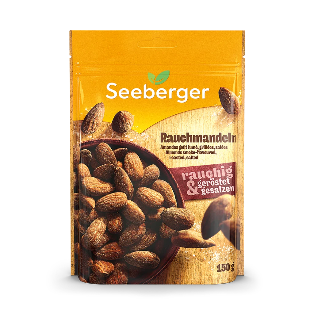 Seeberger Rauchmandeln geroest. gesalzen 150 g / Seeberger Dumanlı Kavrulmus Tuzlu Badem 150 g