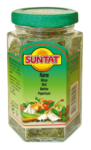 SUNTAT Minze getrocknet 30 g Glas – Kuru Nane