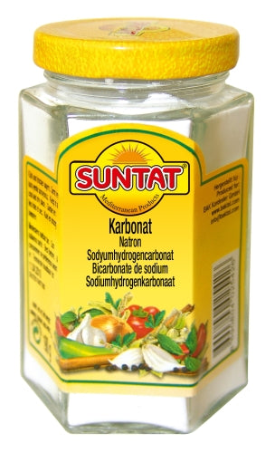 SUNTAT Natriumhydrogenkarbonat (Backpulver) 190 g Glas – Karbonat
