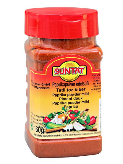 SUNTAT Paprikapulver süß 160 g PET – Tatlı Biber Tozu