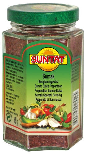 SUNTAT Sumak Essigbaumgewürz 85 g Glas – Sumak Baharat