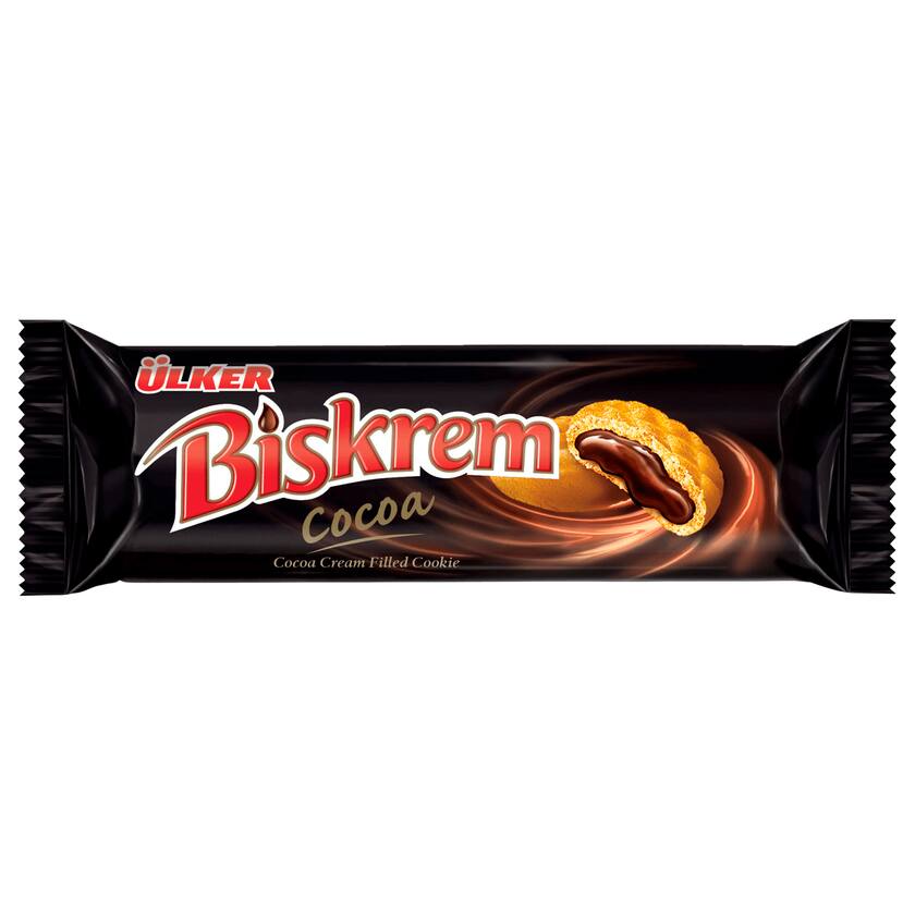 Ülker Biskrem Cocoa Kakaokeks mit Kakaocreme 100 g