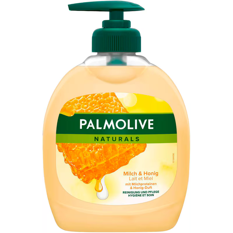 Palmolive Fluessigseife Honig & Feuchtigkeitsmilch 300 ml - Ballı Nemlendirici Sivi Sabun 300 ml