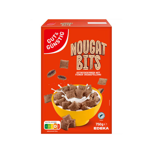 GUT&GUENSTIG Nougat Bits 750 g / GUT&GUENSTIG Nuga Dolgulu Tahil Yastikciклari 750 g
