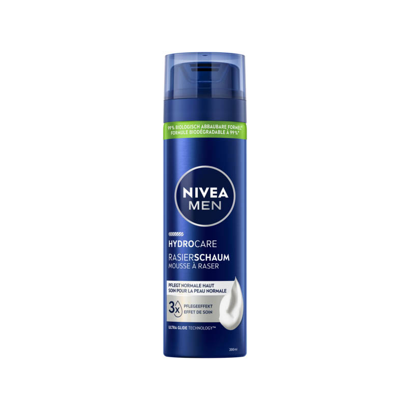 NIVEA Men HydroCare Rasierschaum 200 ml – Nemlendirici Tıraş Köpüğü 200 ml
