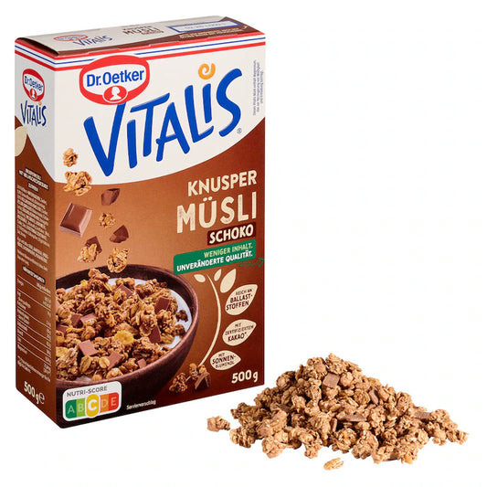 Dr. Oetker Vitalis Knusper Müsli Schokolade 500 g