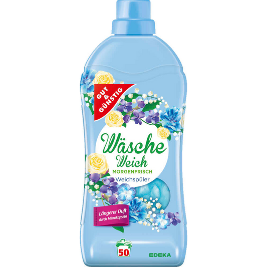 GUT&GÜNSTIG Weichspüler Morgenfrisch 50 WL 1,5 L - Sabah Tazeliği Çamaşır Yumuşatıcı 50 YL 1,5 L