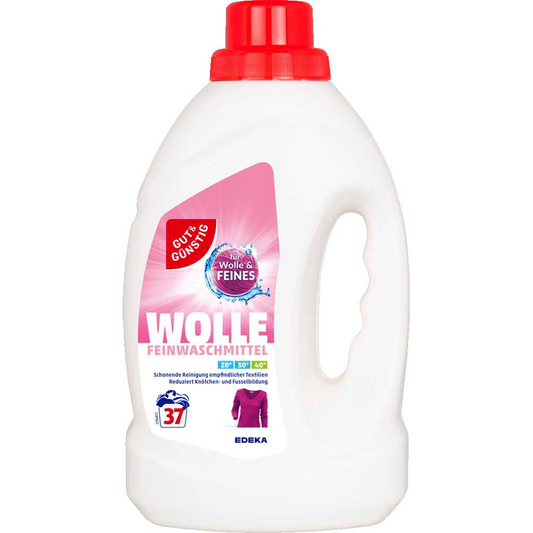 GUT&GÜNSTIG Feinwaschmittel Wolle 37 WL 1,5 L - Yün & İnce Çamaşır Deterjanı 37 YL 1,5 L