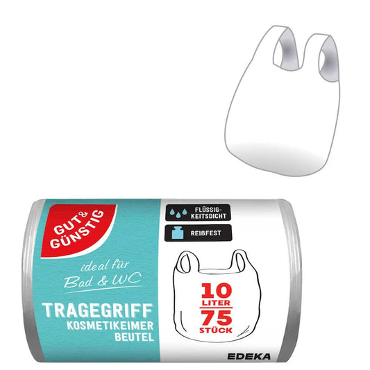 GUT&GÜNSTIG Kosmetikeimerbeutel 10 l 75 ST – Kozmetik Kova Torbası 10L 75 Adet