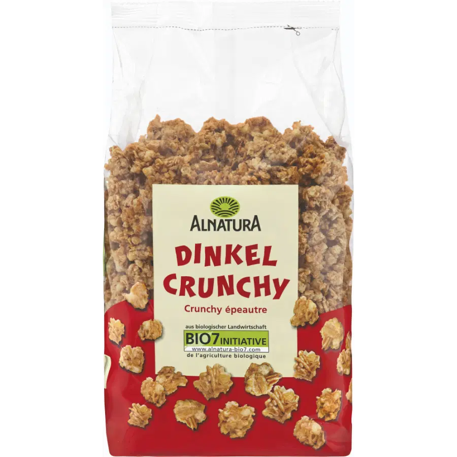 Alnatura Bio Dinkel-Crunchy 750 g - Organik Kavuzlu Bugday Crunchy Muesli 750 g