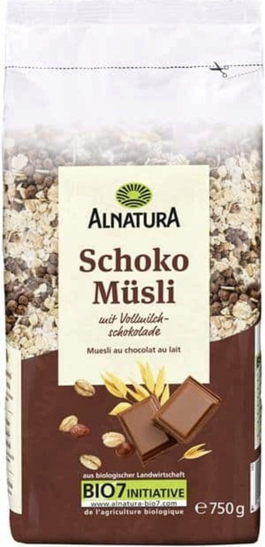 Alnatura Bio Schoko-Muesli 750 g - Organik Cikolatali Muesli 750 g