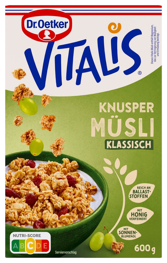 Dr. Oetker Vitalis Knusper Müsli mit Rosinen 600 g