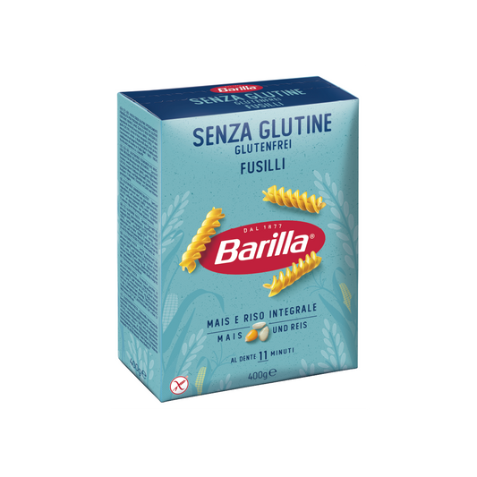 Barilla Fusilli Glutenfrei 400 g - Glutensiz Burgu Makarna 400 g