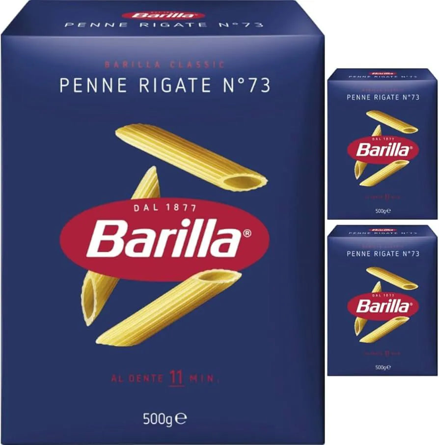 Barilla Penne Rigate 500 g - Oluklu Penne Makarna 500 g