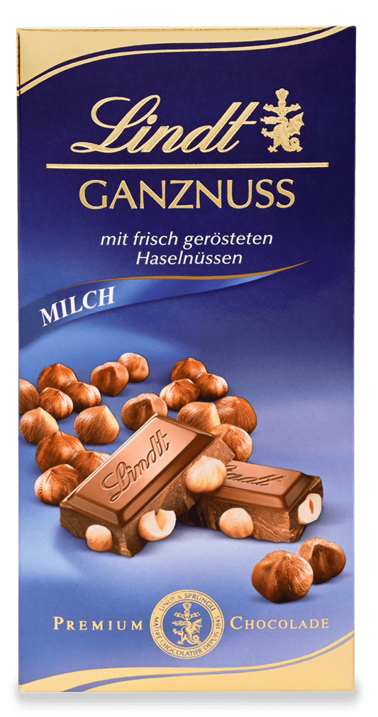 Lindt Bütün Fındıklı Alp Sütü Çikolatası 100 g