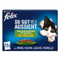Felix So gut wie es aussieht Delikatessen vom Land mit Gemüse 12x85 g – Kırsal Lezzetler Sebzeli Kedi Maması 12x85 g