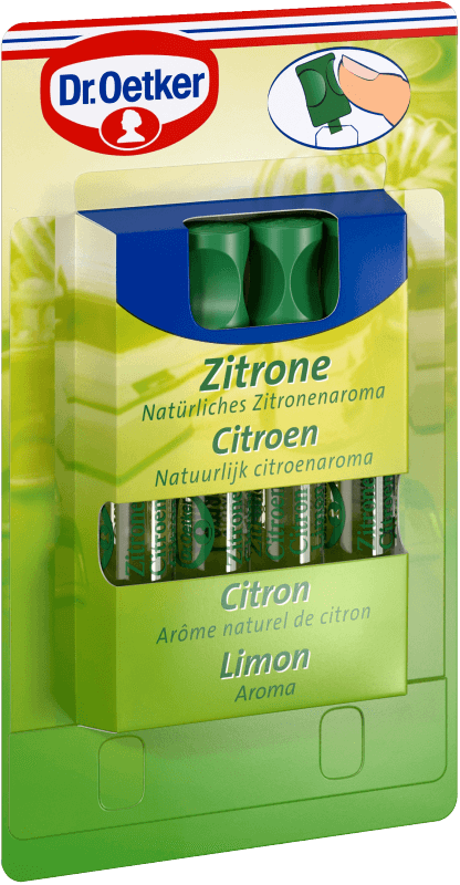 Dr. Oetker Natürliches Zitronen-Aroma 4 x 2 ml