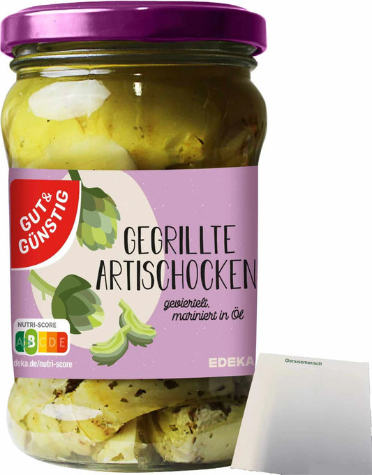 GUT&GÜNSTIG Gegrillte Artischocken in Öl 280 g / GUT&GÜNSTIG Yağda Izgara Enginar 280 g