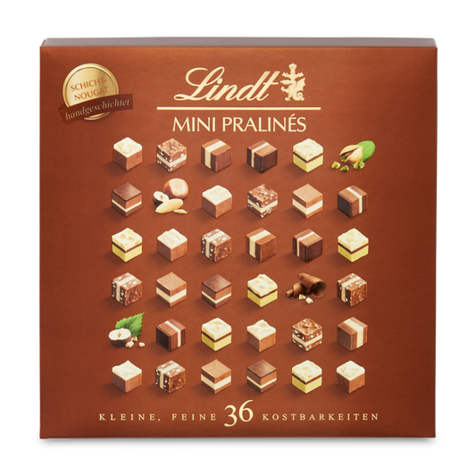 Lindt Mini Pralinen Nougat Geschenkbox 165 g