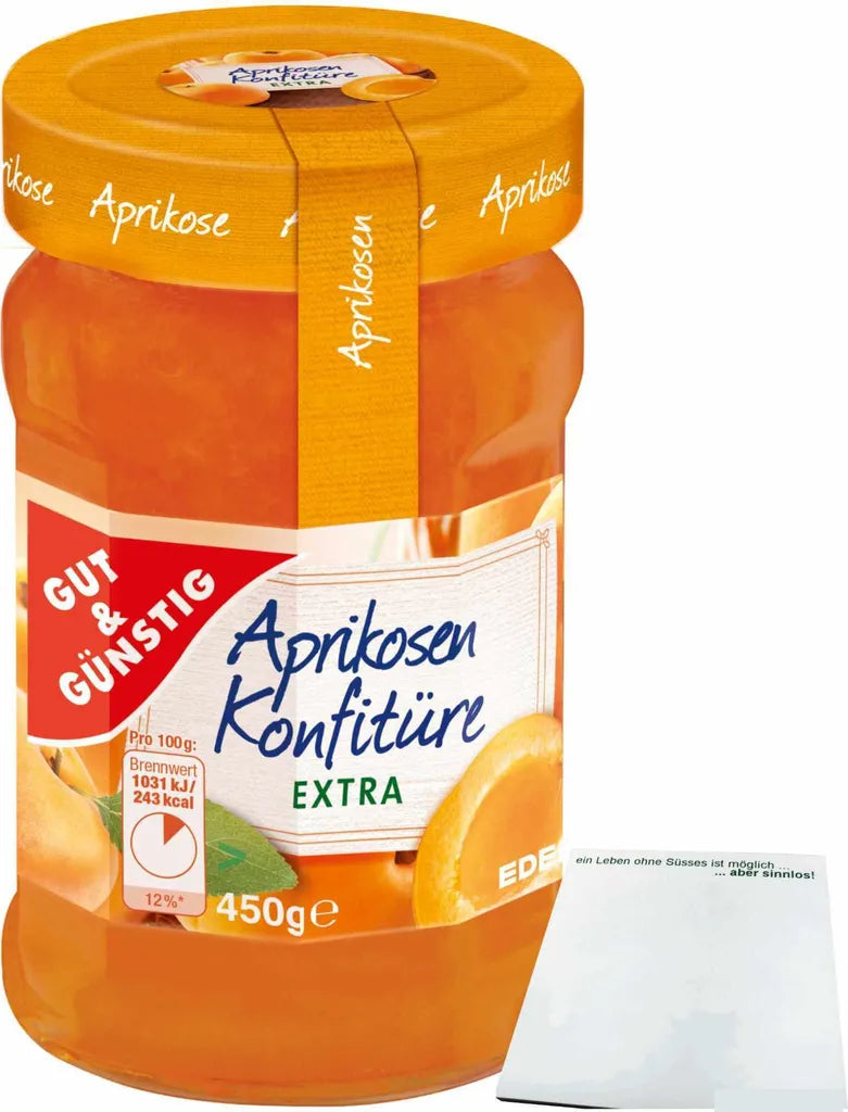 GUT&GÜNSTIG Konfitüre Aprikose 450 g / GUT&GÜNSTIG Kayısı Reçeli 450 g