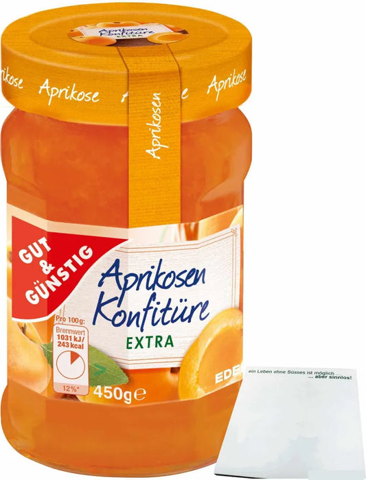 GUT&GÜNSTIG Konfitüre Aprikose 450 g / GUT&GÜNSTIG Kayısı Reçeli 450 g