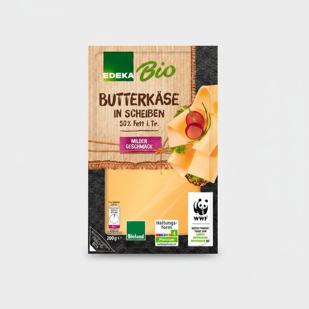 EDEKA Bio Rahmbutterkäse - #E0E0E0