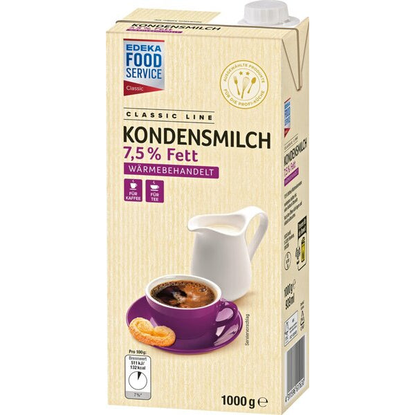 EDEKA Foodservice Classic Kondensmilch 7,5% 1 kg