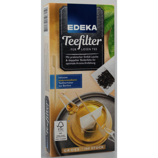 EDEKA Teefilter mit Bambusstick Mittel – Bambu Çubuklu Çay Filtresi
