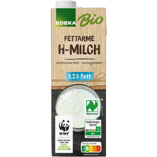 EDEKA Bio H-Milch fettarm 1,5% 1 l