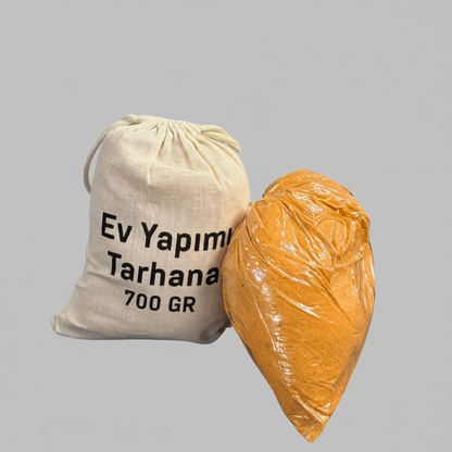 Ev Yapımı Tarhana - Gri Arka Plan