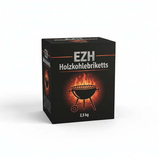 EZH Holzkohlebriketts - Yeni Paket Tasarımı
