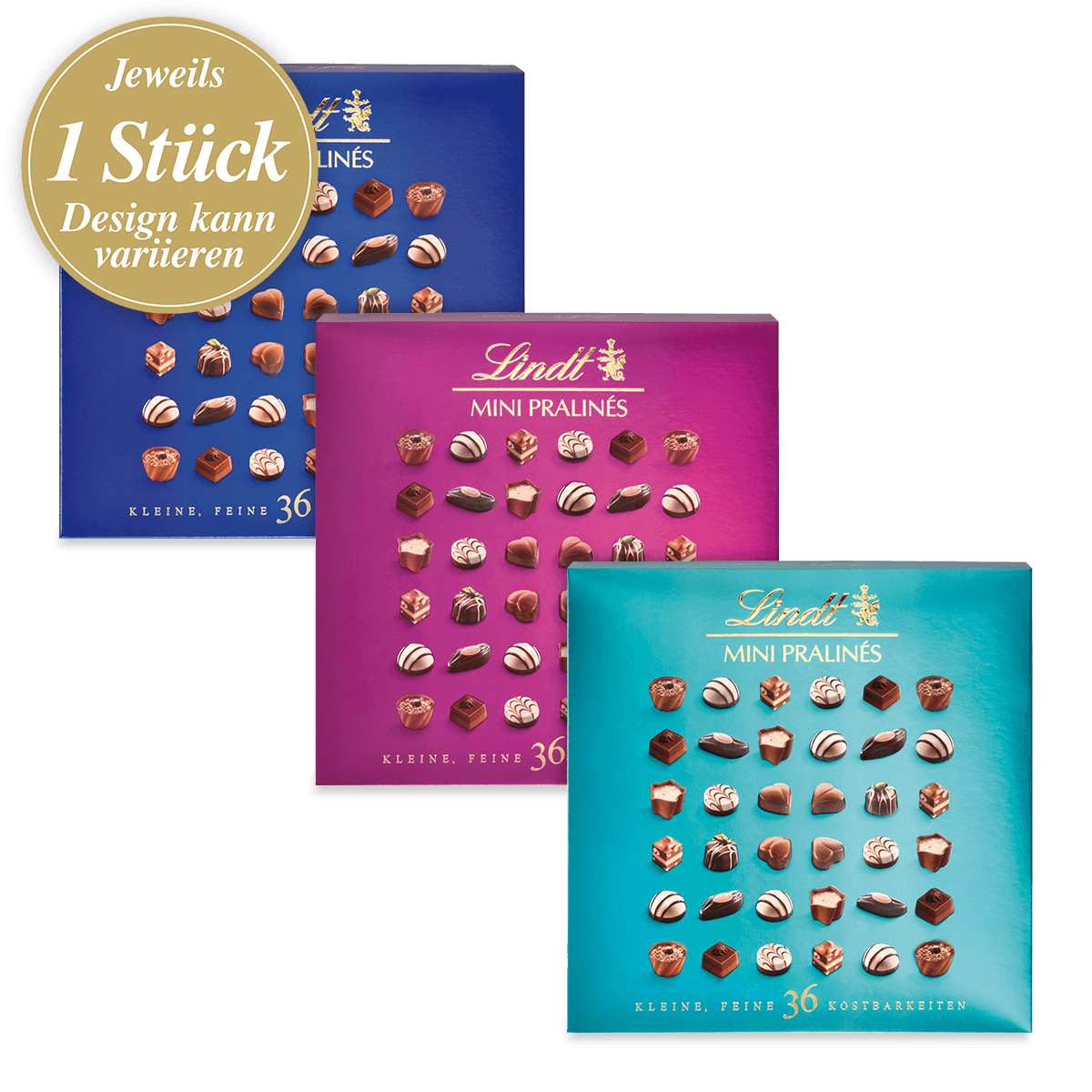 Lindt Mini Pralinen Sortiment Geschenkbox 180 g